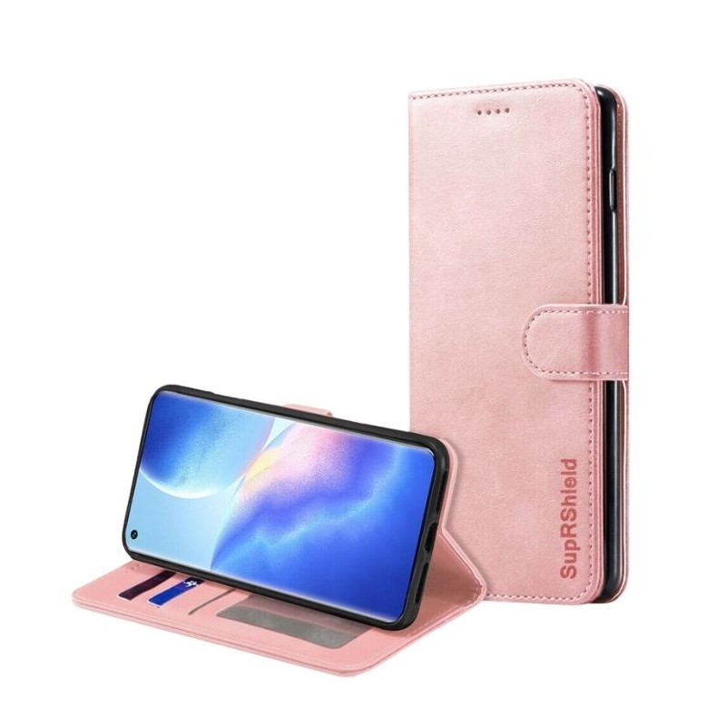 Wallet Case for Oppo Find X3 Neo - Rose Gold