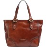 Bridge Bag 442811Am Unisex Shopper Bag Leather Brown