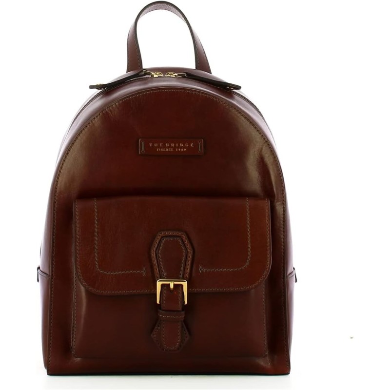 Bridge Woman Bag 04294101 Brown backpack giovanna zainetto, brown, Taglia unica