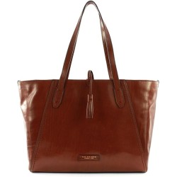 Bridge Florentin Line Shopping Bag in Real Leather