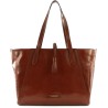 Bridge Florentin Line Shopping Bag in Real Leather