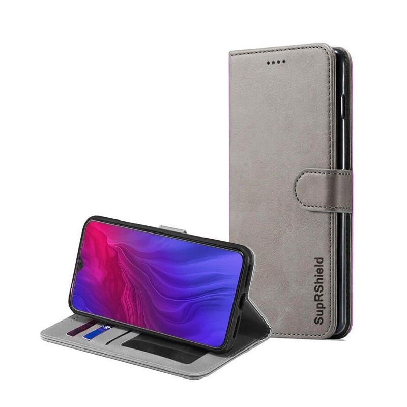 Luxury Oppo A9 2020 Wallet Case-Purple