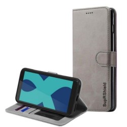 Wallet case for Optus X Power 2-Black