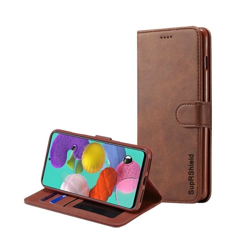 Wallet case for Galaxy A51-Rose Gold