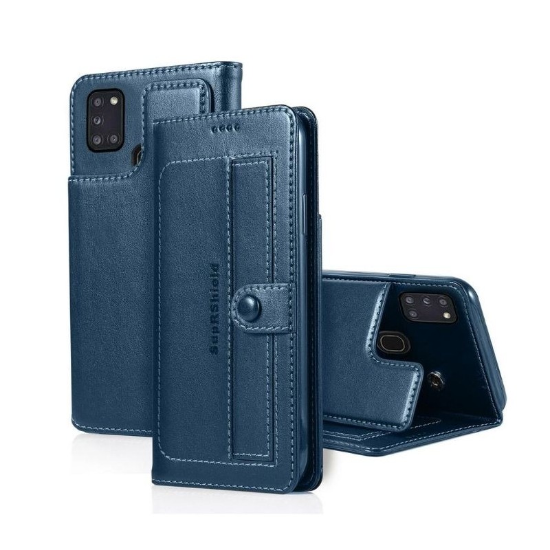 Luxury Galaxy A51 Wallet Case-Black