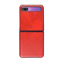 Leather Case For Galaxy Z Flip-Grey