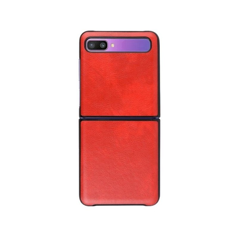 Leather Case For Galaxy Z Flip-Grey