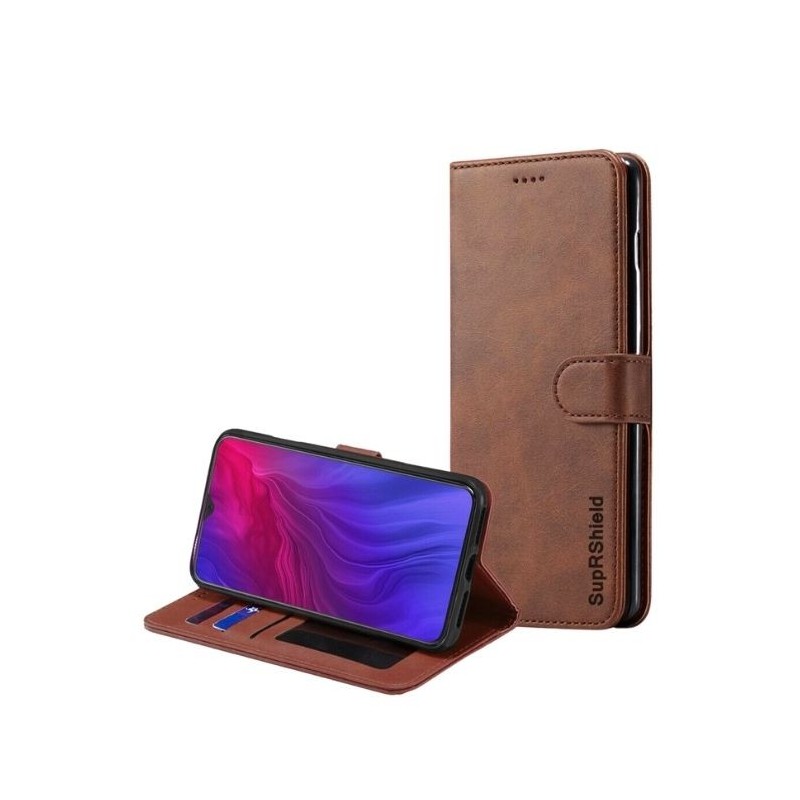 Wallet Case for Oppo Reno - Tan